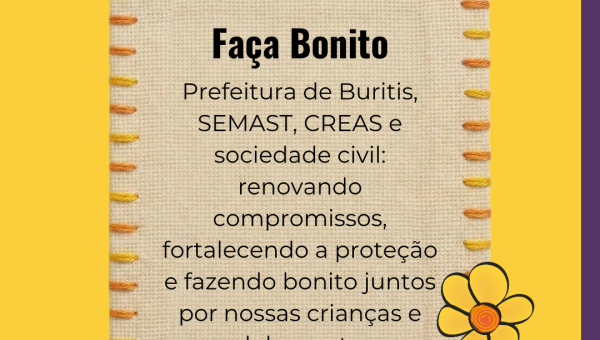 FAÇA BONITO - Campanha 2026